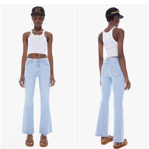 MOTHER Light Blue Flare Jeans